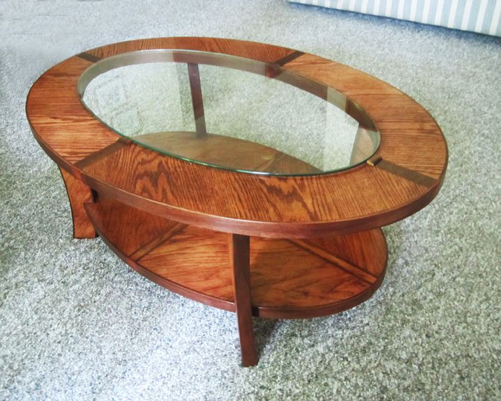 2015 oval coffee table